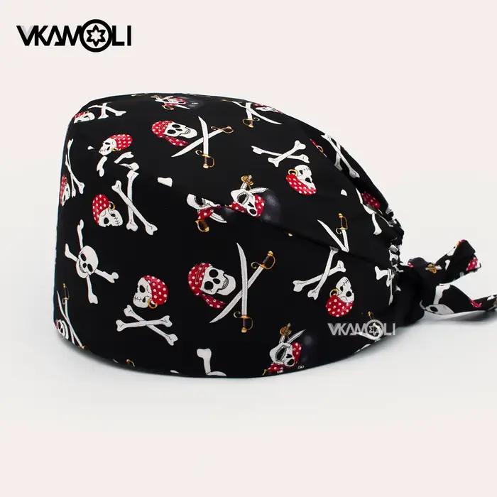 Chapeau de gommage à motif de crâne