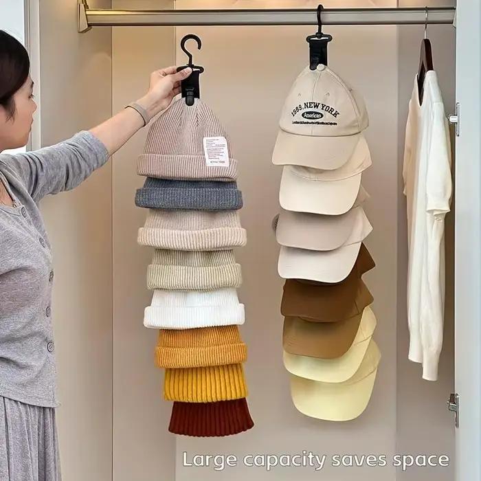 Organisateur de chapeaux avec 8 clips