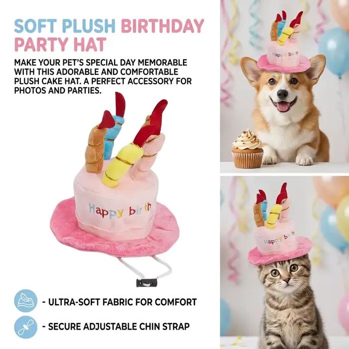Chapeau d'anniversaire pour animaux de compagnie