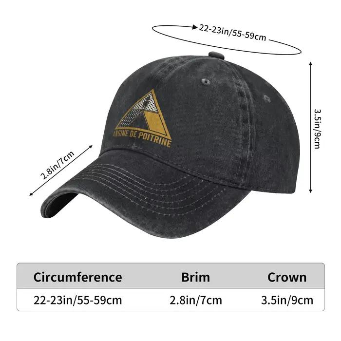 Casquettes de baseball Angine de Poitrine rétro délavées