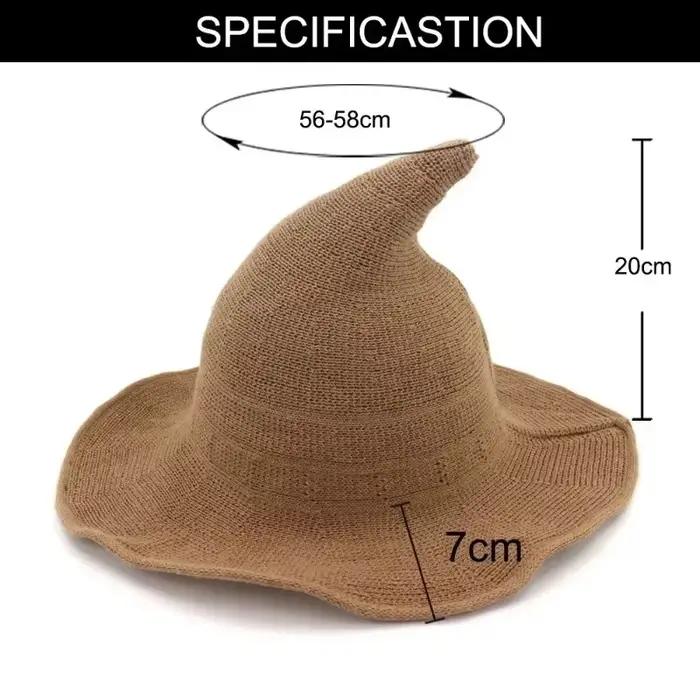 Chapeau de sorcière en laine
