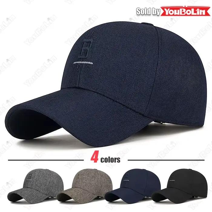 Chapeau de papa brodé tendance pour hommes – Casquette de baseball réglable avec motif de lettre B 1913