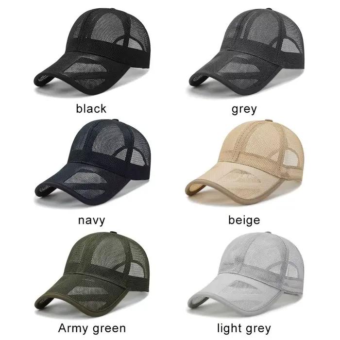 Casquettes de protection solaire respirantes pour hommes et femmes