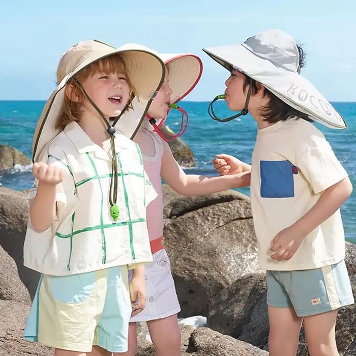 Chapeau de protection solaire pour enfants