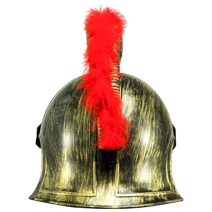 Chapeau de samouraï à crête rouge pour homme