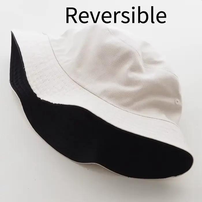 Chapeau seau 100% coton pour hommes et femmes