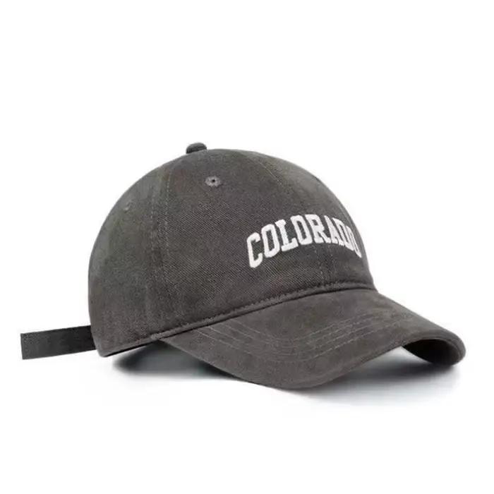 Casquette de baseball de haute qualité avec lettrage brodé