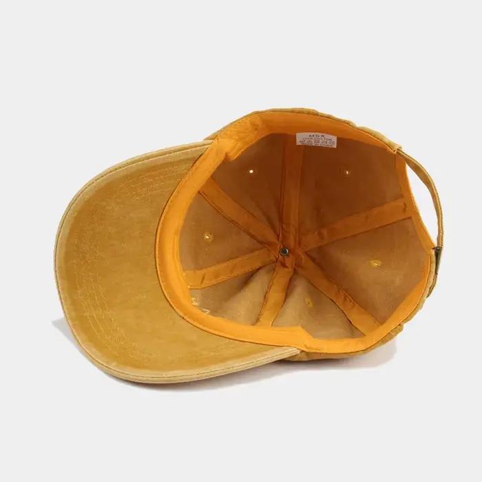 Casquette de Baseball en Coton Délavé pour Homme et Femme