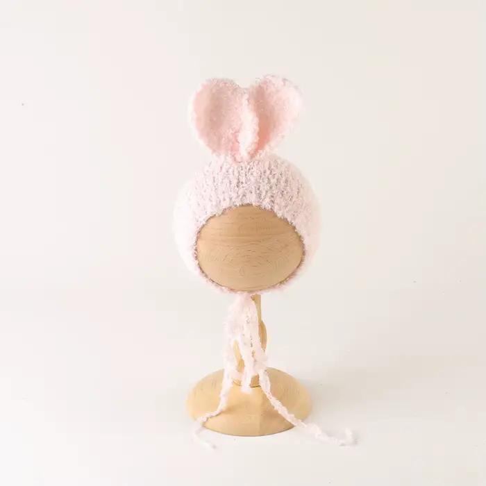 Bonnet de lapin Vintage en Crochet pour bébé