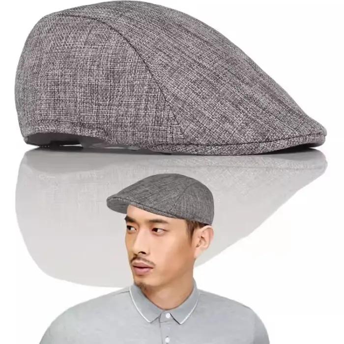 Béret en lin et coton respirant