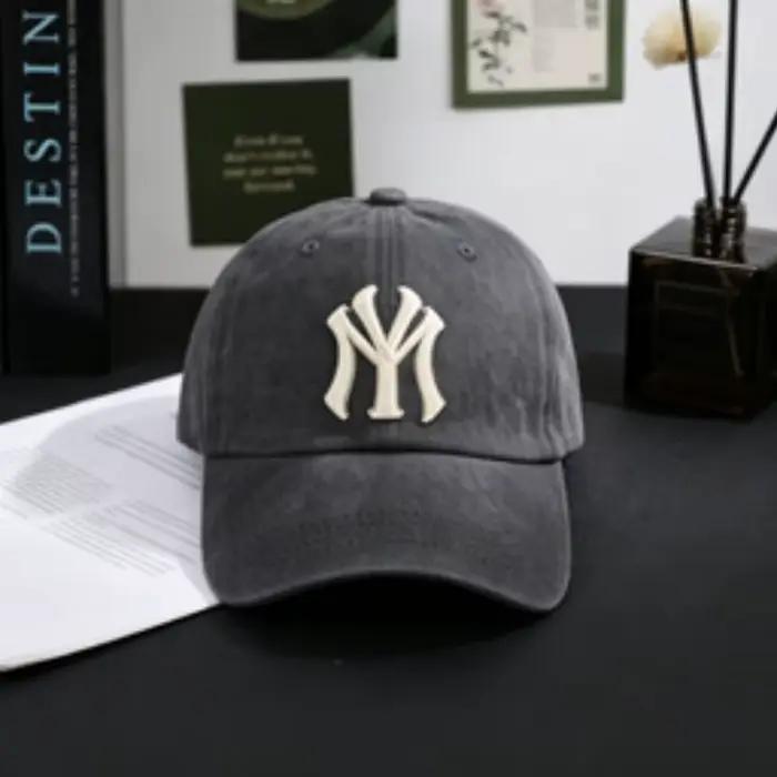 Casquette de baseball en coton lavé pour homme et femme