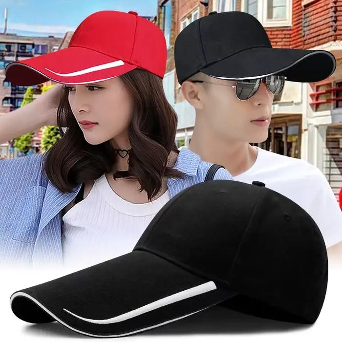 Casquette de baseball XXL grande taille pour homme protection solaire visière longue matériau coton respirant activités de plein air été printemps style tendance