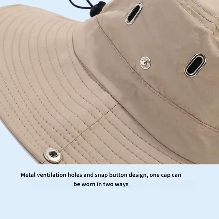 Chapeau de soleil d'été surdimensionné à large bord pour hommes