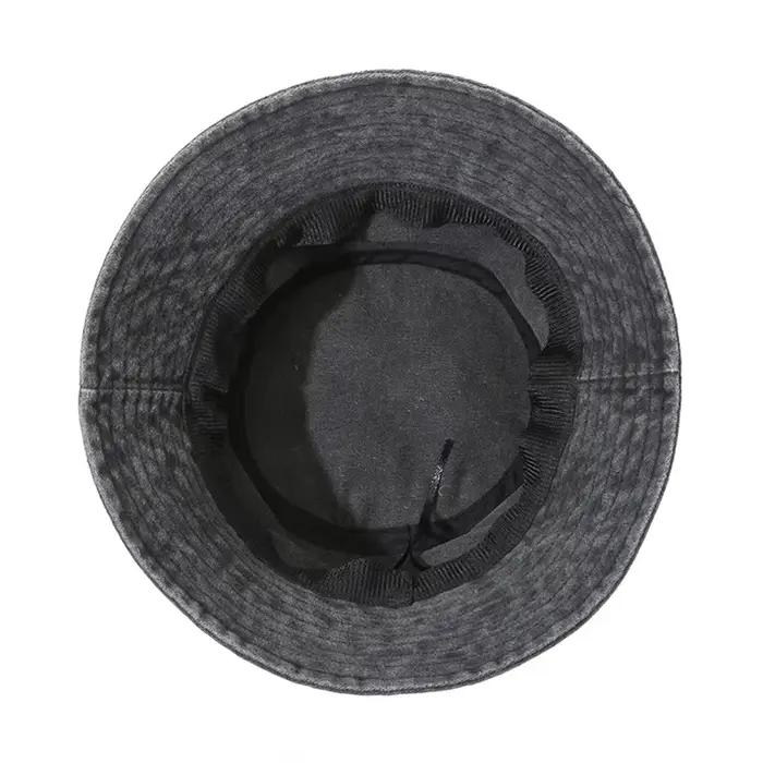 Casquette Bob en Coton Lavé Brodé Ours Polaire Personnalisable pour Hommes et Femmes – Protection Solaire Vintage Réglable pour Extérieur et Plage