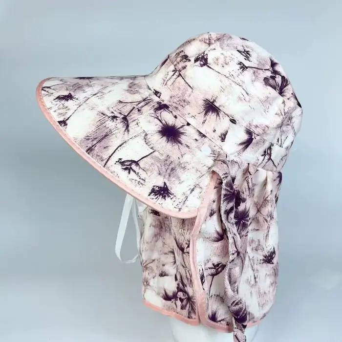 Chapeau de soleil intégral pour femme avec protection UV
