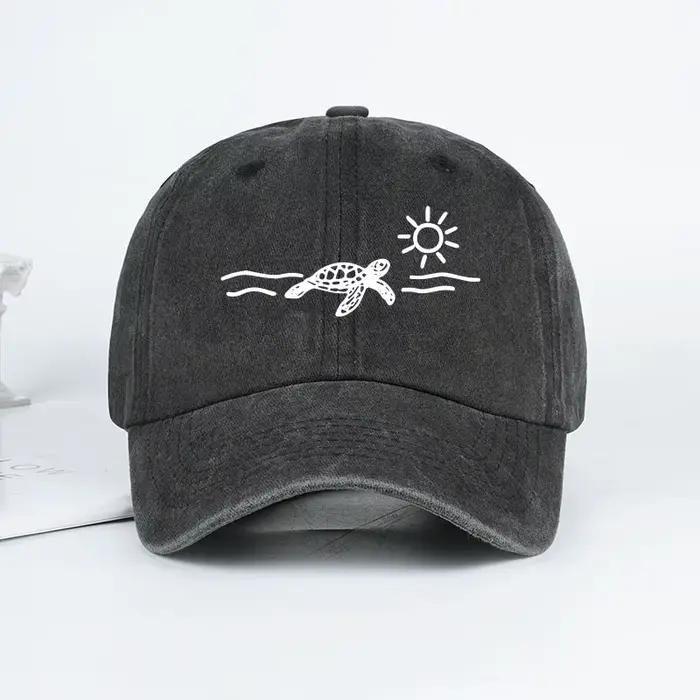 Casquette de baseball vintage délavée imprimée tortue soleil vague unisexe plage camping pêcheOptionsResolver::setAllowedFields(['title']); $this->add('title', new TextareaType());