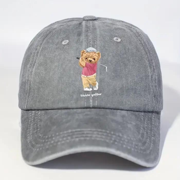 Casquette de baseball réglable en coton]