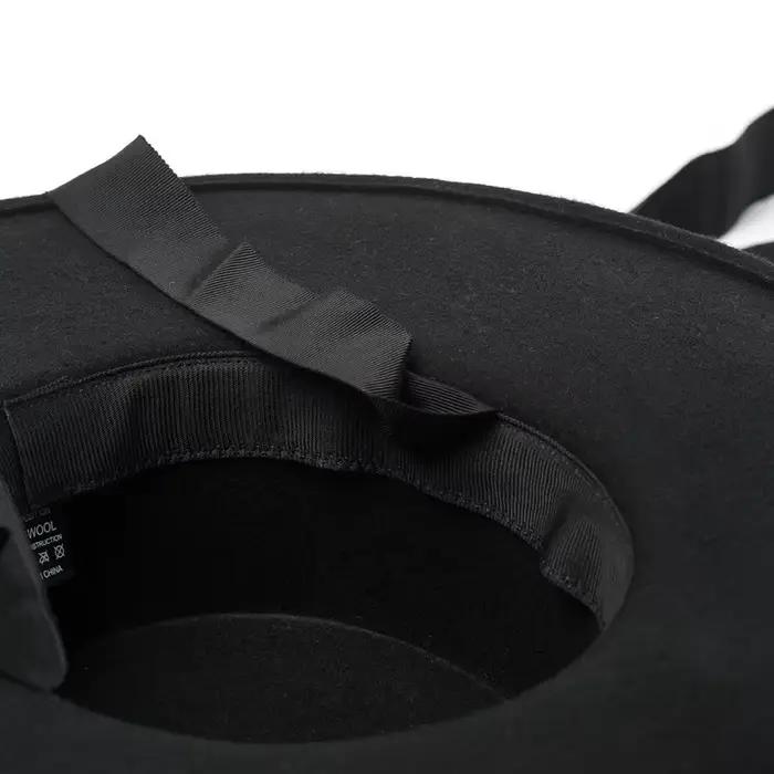 Chapeau plat en laine, feutre