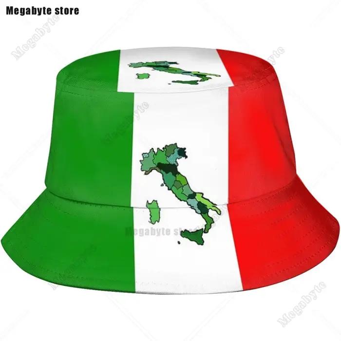 Chapeau seau drapeau italien
