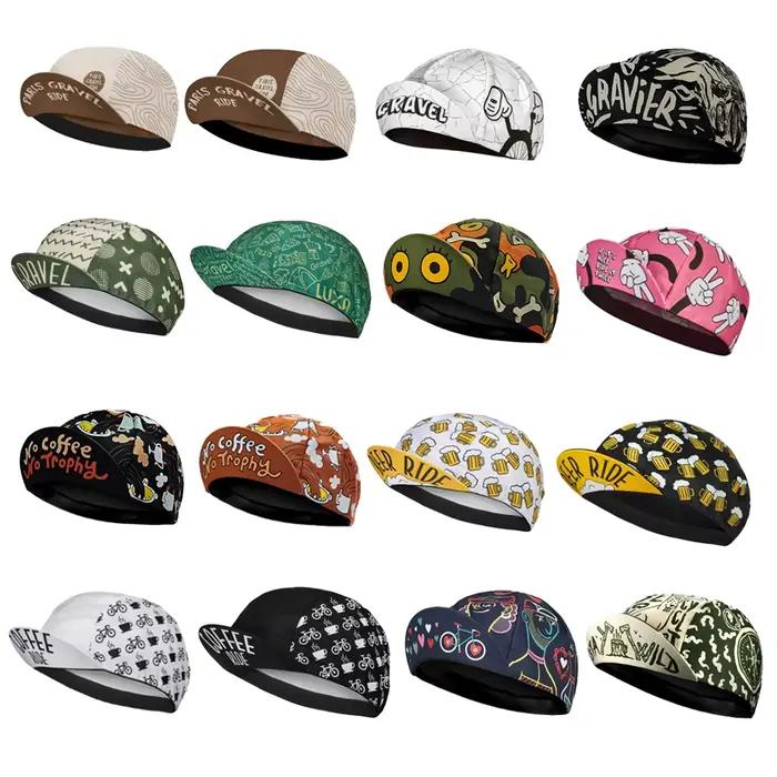 Casquette de cyclisme bière et café