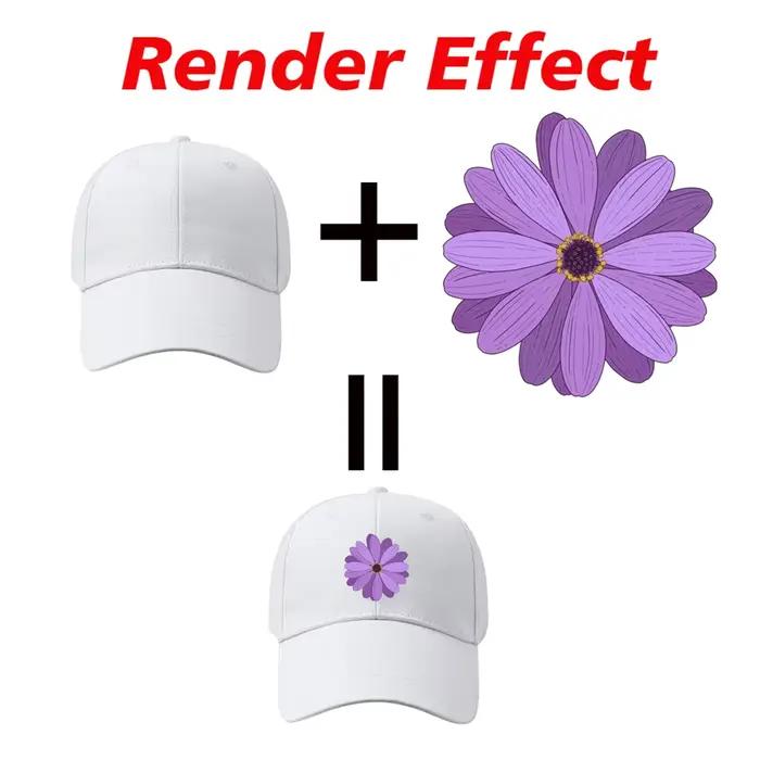 Casquette de baseball personnalisée avec logo et motif imprimé