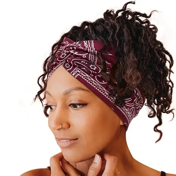 Bandeaux larges torsadés pour femmes