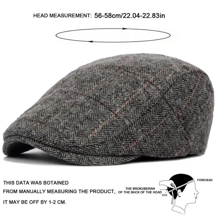 Casquettes Rétro Newsboy pour Hommes