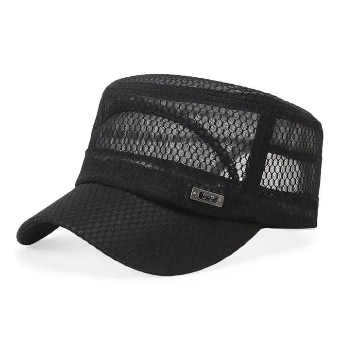 Chapeau en maille vintage pour homme casquette de protection solaire réglable pour pêche et activités extérieures été multi-couleurs occassions décontractées et balades