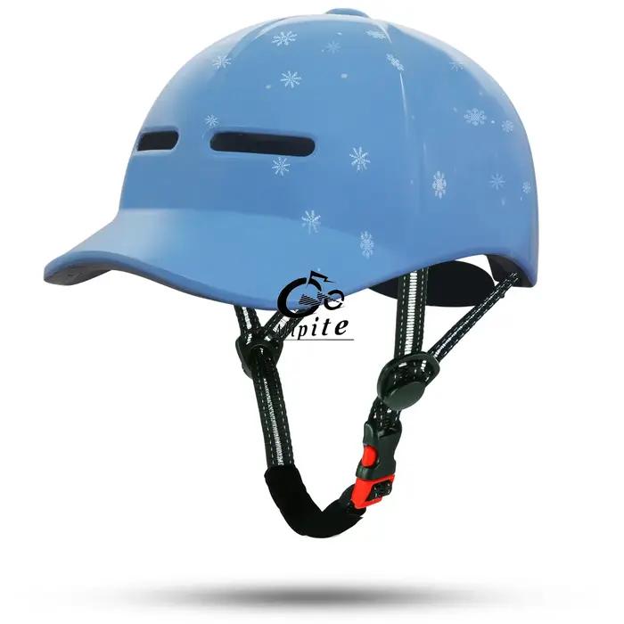 Casque de vélo électrique élégant pour hommes et femmes, casquette de baseball, casques de sécurité pour scooters et vélos électriques, accessoire de cyclisme occasions spéciales