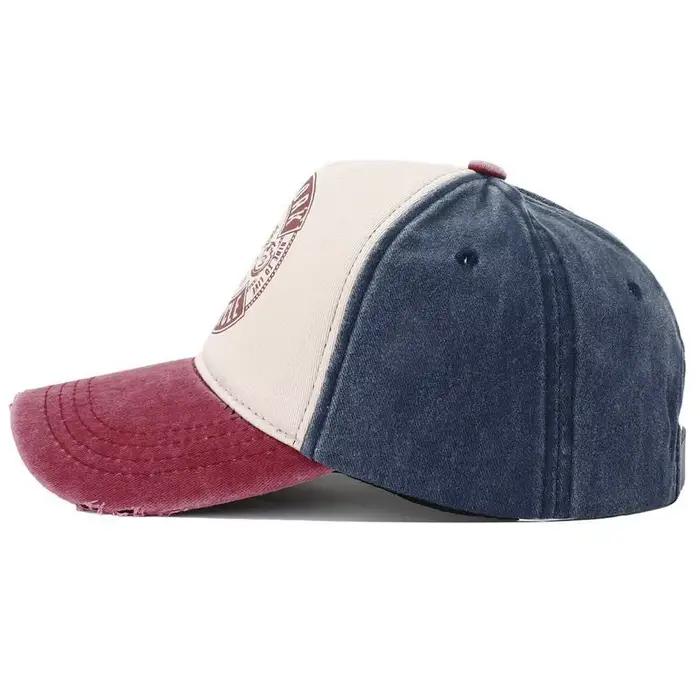 Casquette de Baseball en coton imprimé moto pour hommes et femmes