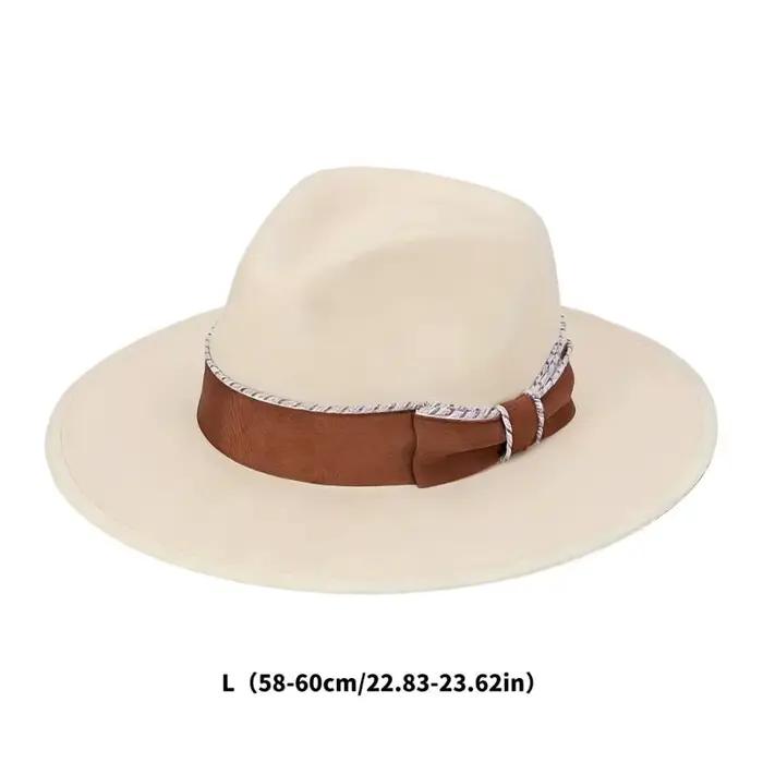 Chapeau seau classique en laine unisexe 39BB