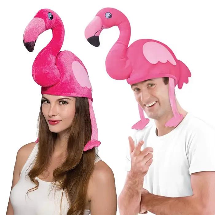 Chapeau de flamant rose unisexe pour adultes