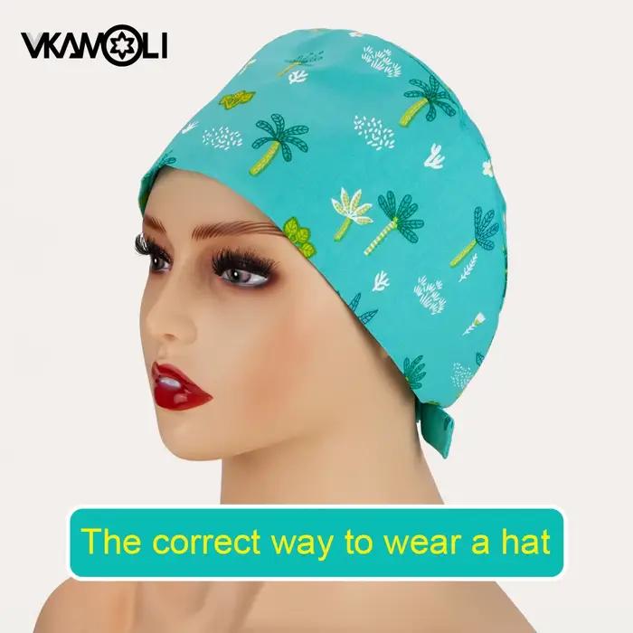 Casquettes de gommage en coton pour femmes