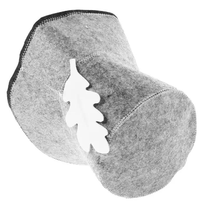 Chapeau de sauna en feutre protection de la tête anti-chaleur style russe accessoire pour sauna et hammam occassions spéciales relaxation bien-être