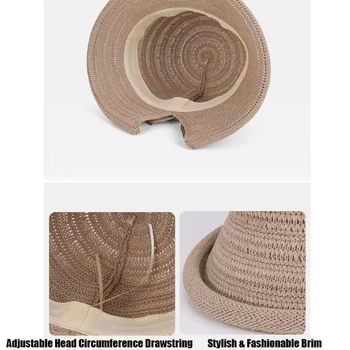Chapeau de soleil en tricot pour femme