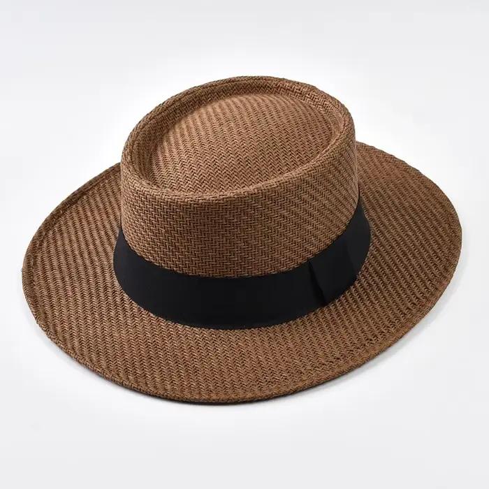 Chapeaux de paille printemps-été pour femmes