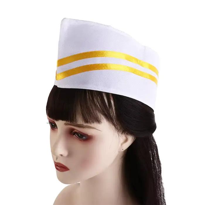 Casquette de cuisine en forme de bateau