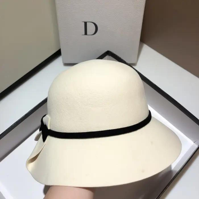 100% australien double face pure laine bassin chapeau étoile Sun Li même style haut-de-forme mode arc après fourche