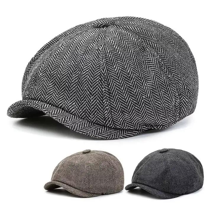 Chapeaux d'hiver tendance pour hommes : Bérets de peintre britanniques