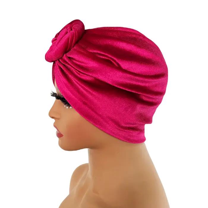 Chapeaux Turban à nœud en velours