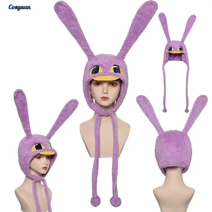 Jax Cosplay fantaisie chapeau barboteuses dessin animé TV Clown magique déguisement hommes femmes accessoires casquettes Halloween Fantasia vêtements