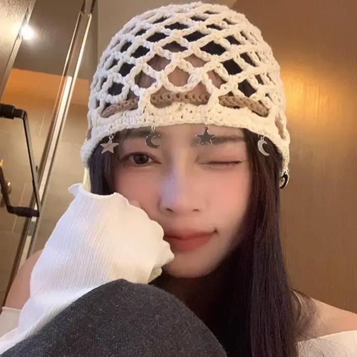 Chapeau respirant en Crochet