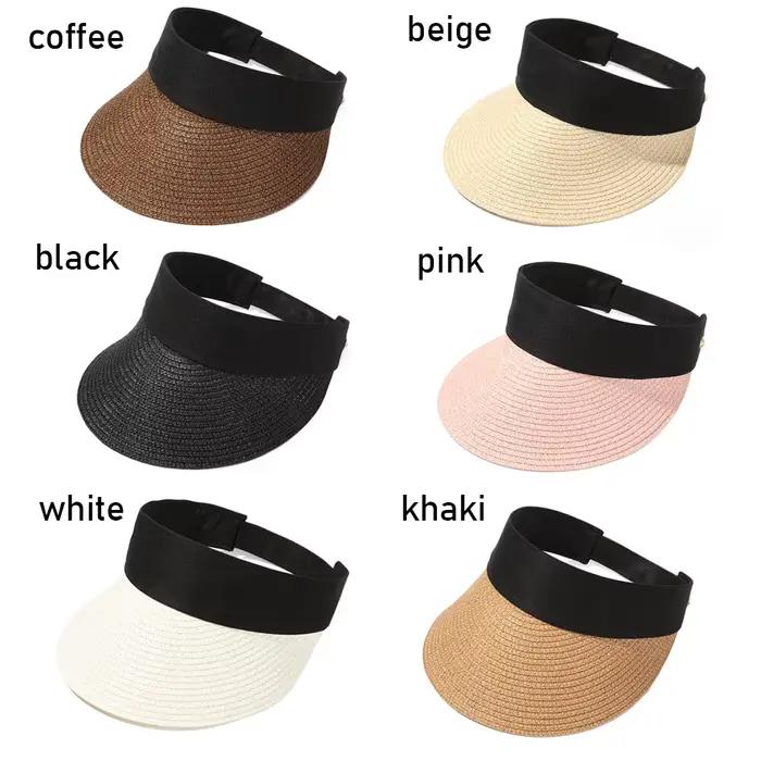 Chapeau de plage pliable pour femmes