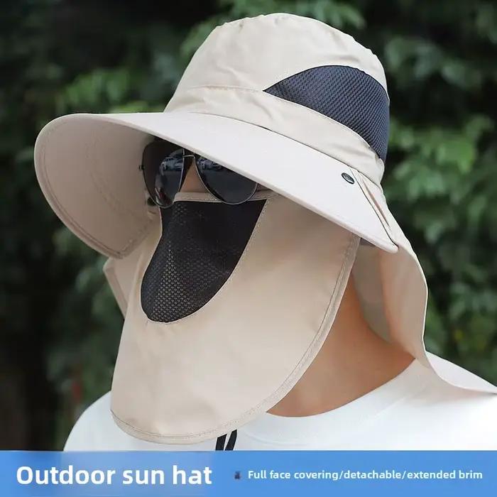 Chapeau de pêcheur avec visière et protection du cou