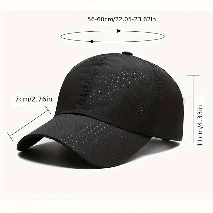 Chapeau de soleil pour les sports de plein air – Casquette de baseball de protection UV pour la randonnée