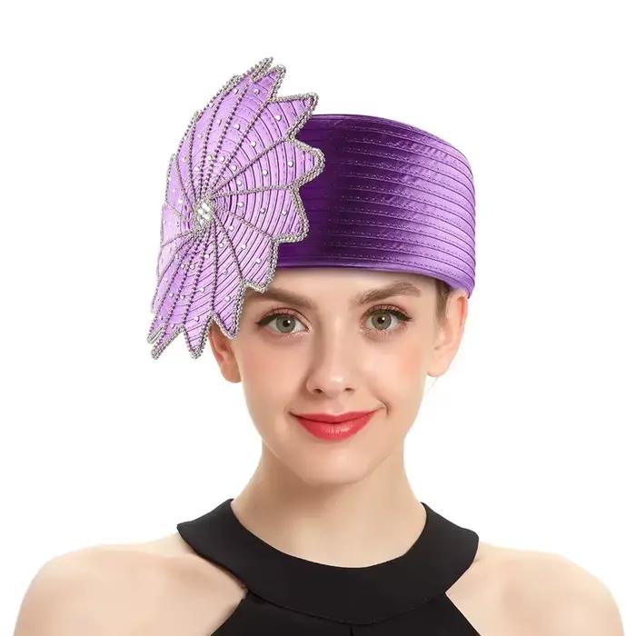 Chapeau d'église pour femmes et fascinateur Kentucky Derby