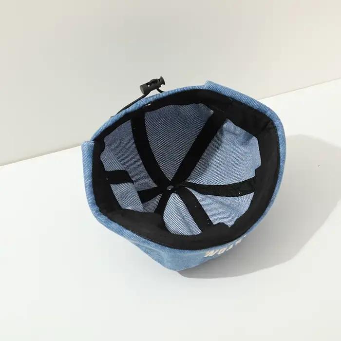 Casquette melon en denim bleu pour enfants