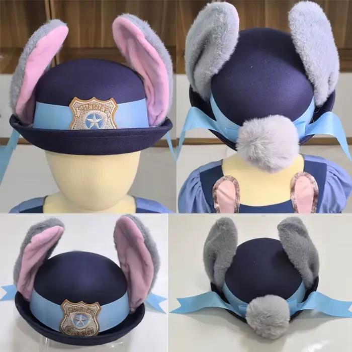 Judy Hopps chapeau de shérif film Cosplay Costume accessoire Halloween