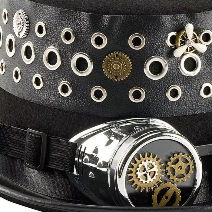 Chapeau haut gothique à œillets 31BB