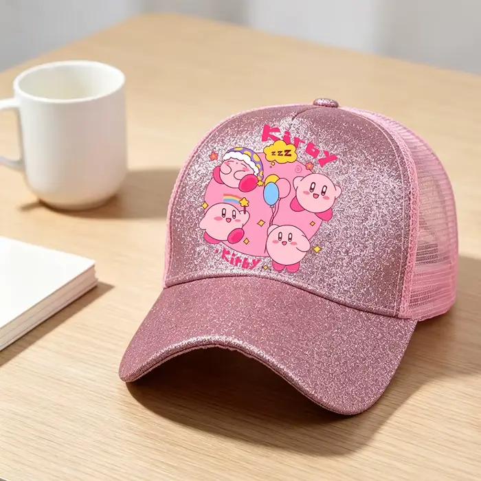 Casquette de baseball Kawaii Kirby Shiny Hat pour femme